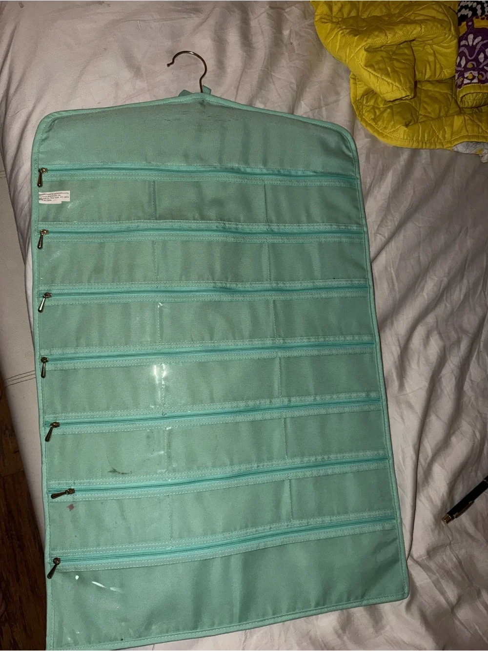 Mint Hanging Jewelry & Accessory Organizer - double sided!